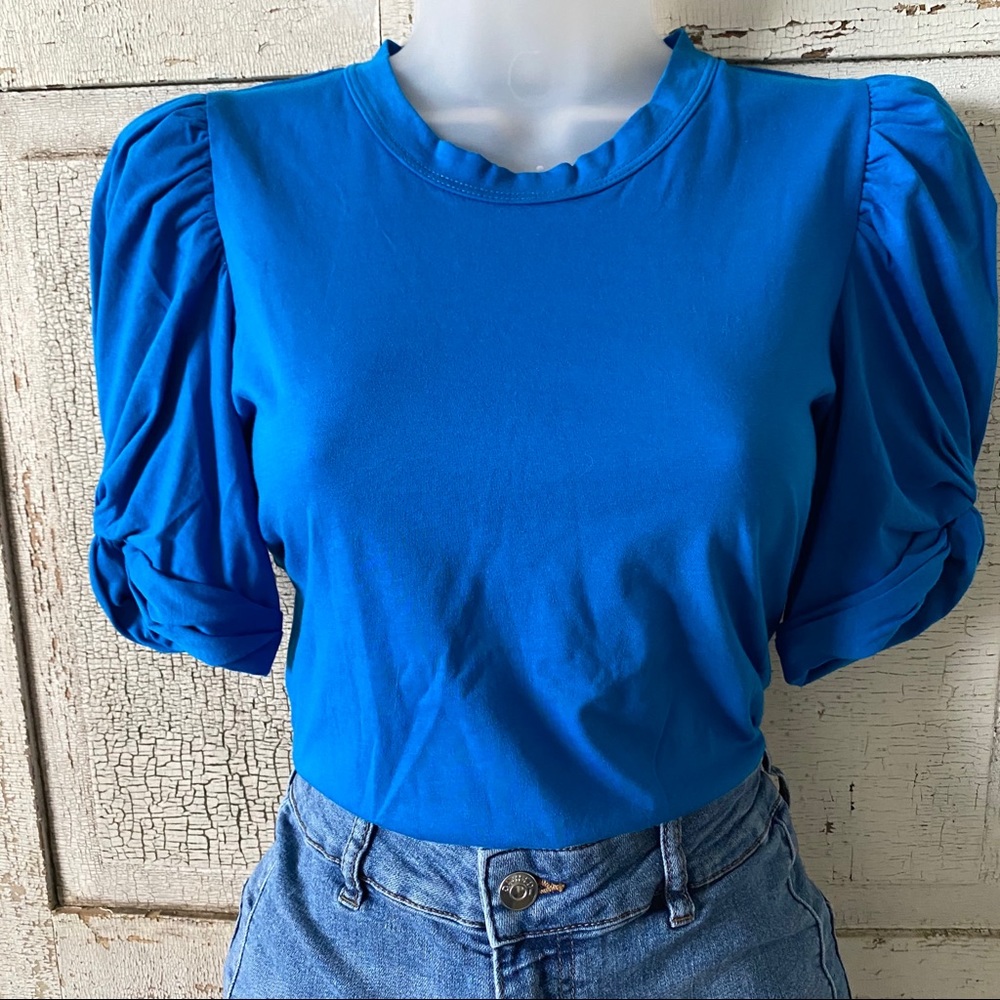 SALE NWT A.L.C. Kati Tee - Ocean - Picture 3 of 13